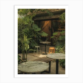 Tropical Garden in Bangkok Art Print