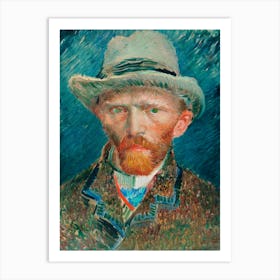 Portrait Of Vincent Van Gogh 1 Art Print