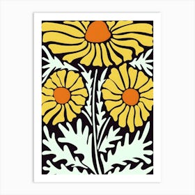 Henri Matisse Yellow Daisies Art Print