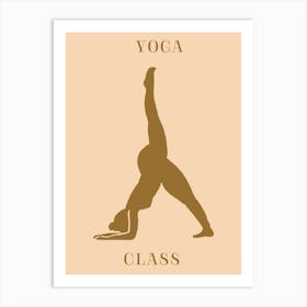 Yoga Class Art Print