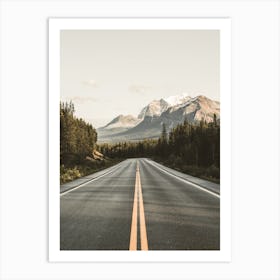 Rustic Highway Roadtrip Art Print