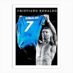 Cristiano Ronaldo Real Madrid 3 Art Print