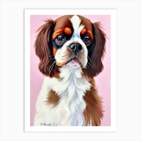 English Toy Spaniel Watercolour Dog Art Print