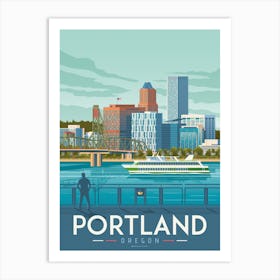 Portland Oregon Art Print