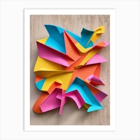 Origami Art Art Print