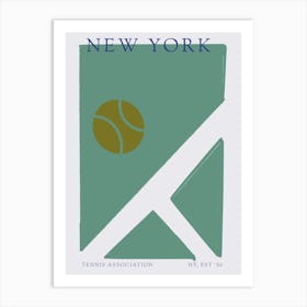 New York Tennis Club Art Print