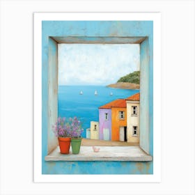 Window View Art Print