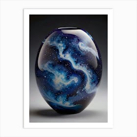 Galaxy Vase Art Print