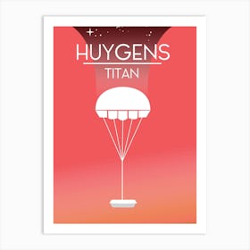 Huygens Titan Space Art Art Print