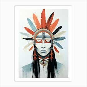 Boho Ancestral Whispers, Boho Art Style Art Print