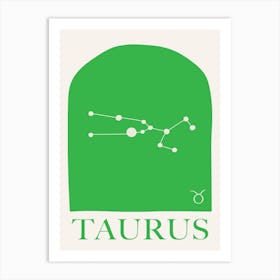 Zodiac Taurus Art Print