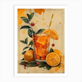 Iced Tea Art Print