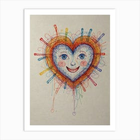 Heart Of Love 51 Art Print