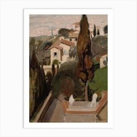 Fiesole (Florence) (1902), Pekka Halonen Art Print