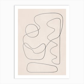 Abstract Line VI Art Print