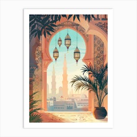 Islamic Arabic City Art Print