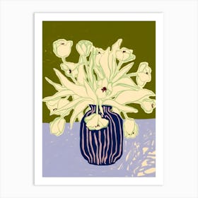 Tulips In A Vase 3 Art Print