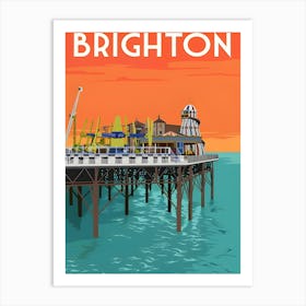 Brighton Poster Copy Art Print