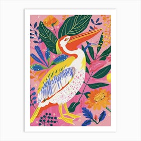 Spring Birds Pelican 1 Art Print