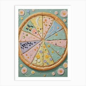 Pizza Slices Art Print