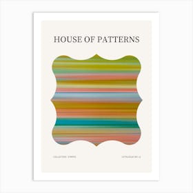 Stripes Pattern Poster 12 Art Print