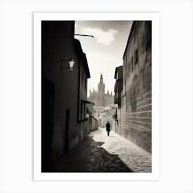 Segovia Spain Black And White Analogue Photography 3 Art Print