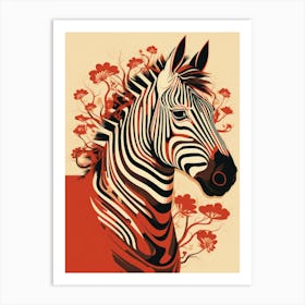 Zebra 10 Art Print