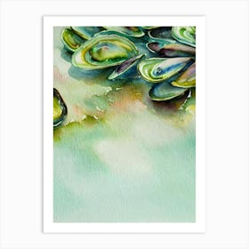 Mussels II Storybook Watercolour Art Print