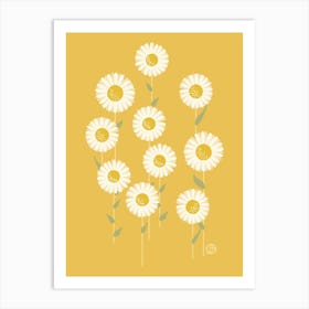 Sweet Daisies [yellow] 1 Art Print