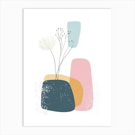 Abstract Flower Arrangement Art Print