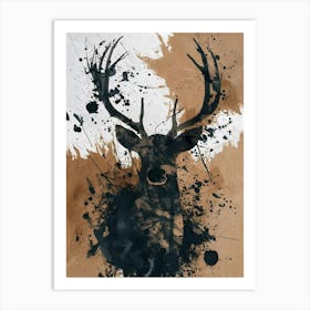 Deer Canvas Print Art Print