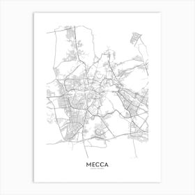 Mecca Art Print