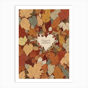 Autumn Leaves 12 Art Print