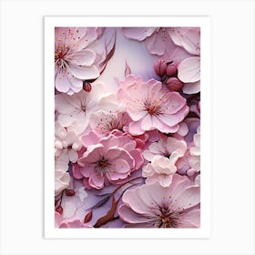 Beautiful Sakura Cherry Blossom 8 Art Print