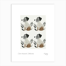 Cute Animals Collection Puppy 7 Art Print