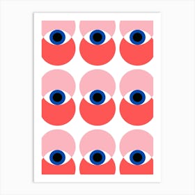 Eyeballs Art Print