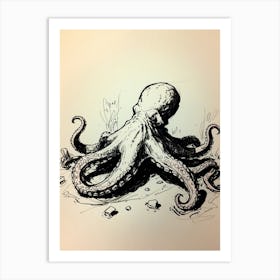 Octopus 9 Art Print