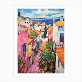 Tangier Morocco 6 Fauvist Painting Art Print