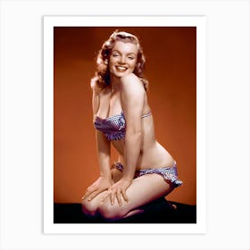 American Actress, Singer, Model And Sex Symbol Marilyn Monroe Art Print