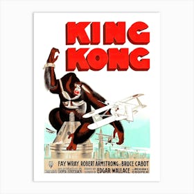 King Kong, Movie Poster Art Print