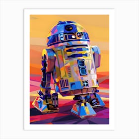 R2d2 Robot Art Print