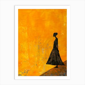 Woman In A Dress 1 Art Print