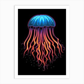 Irukandji Jellyfish Pop Art 1 Art Print