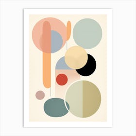 Abstract Circles Art Print