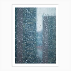 Rainy Window 3 Art Print