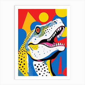 Pop Art Dinosaur 2 Art Print