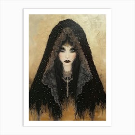 Gothic Woman Art Print