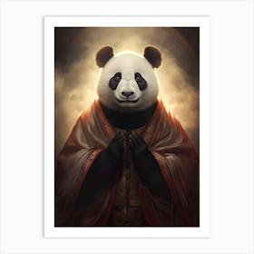 Panda Art In Symbolism Style 2 Art Print