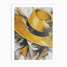 Yellow Hat Art Print