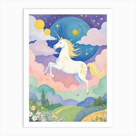 Unicorn Leap Art Print